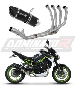 Kawasaki Z 900 2020 - 2024 Full Exhaust System Collector Silencer HP6 BLACK + dB killer medium