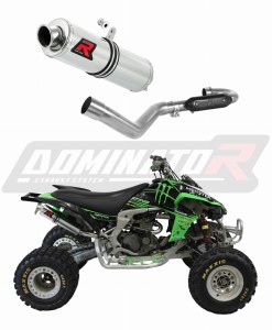 Kawasaki KFX 450 2008 - 2014 Full Exhaust System Collector Silencer GP1 + dB killer medium