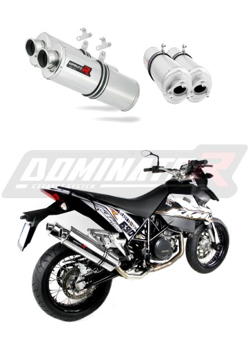 690 SM SUPERMOTO EXHAUST KTM Muffler Auspuff Sportauspuff Silencer Echappement Silencieux Scarico Scarichi Escape Wydech Tłumik OVAL Dominator  x