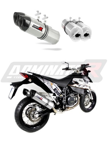exhaust muffler DOMINATOR HP1 fits to KTM 690 SM SUPERMOTO  5