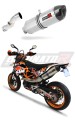 690 SMC R EXHAUST KTM Muffler Auspuff Sportauspuff Silencer Echappement Silencieux Scarico Scarichi Escape Wydech Tłumik Carbon Tip HP1 2012 - 2017 Dominator x