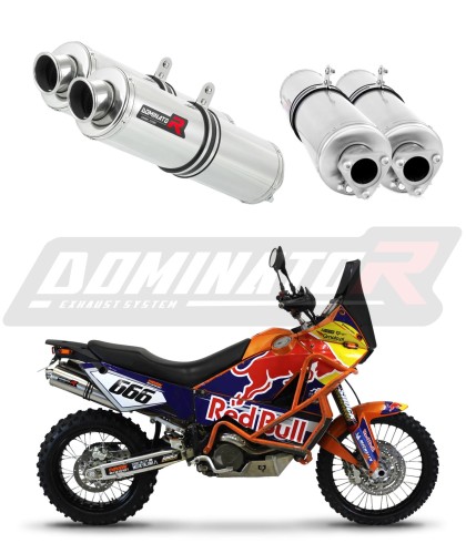exhaust muffler DOMINATOR ROUND fits to KTM 950 Adventure  6