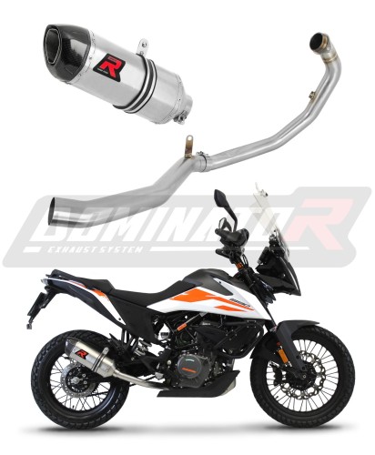 kompletny układ wydechowy z tłumikiem DOMINATOR Full System HP1 pasujący do motocykla KTM 390 Adventure 2020 - 2023 5