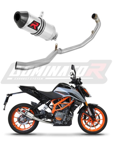 KTM 390 Duke 2021 -2022 Full  Exhaust System  Muffler Auspuff Sportauspuff Silencer Echappement Silencieux Scarico Scarichi Escape Collector Manifold Wydech Tłumik HP3  DOMINATOR x
