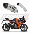 KTM RC 390 2022 - 2023 motorcycle Exhaust Muffler Auspuff Sportauspuff Silencer Echappement Silencieux Scarico Scarichi Escape Wydech Tłumik HP3 Dominator Exhaust System x