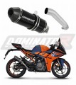 exhaust muffler DOMINATOR HP3 BLACK fits to KTM RC 390 2022  2024 7