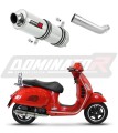 Piaggio Vespa GTS 125 2007 - 2012 motorcycle Exhaust Muffler Auspuff Sportauspuff Silencer Echappement Silencieux Scarico Scarichi Escape Wydech Tłumik  ST Dominator x