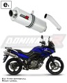 wydech tłumik DOMINATOR Homologowany Owalny pasujący do motocykla DL 650 V-STROM 2004 - 2006 6