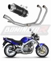 complete exhaust system with muffler DOMINATOR Full System GP1 BLACK fits to Suzuki GS 500E 1989  2009 7