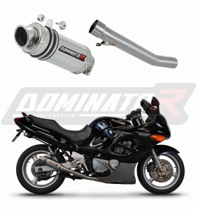Suzuki GSXF 600 1998 - 2006 Exhaust Silencer Muffler GP1 + dB killer medium