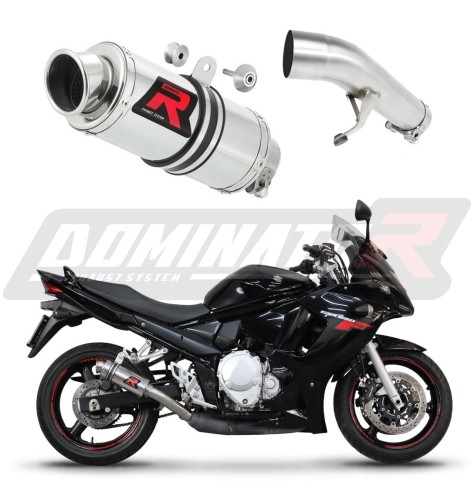 exhaust muffler DOMINATOR GP1 fits to Suzuki GSXF 650 2007  2016 6