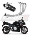 kompletny układ wydechowy z tłumikiem DOMINATOR Full System GP1 CZARNY pasujący do motocykla Suzuk