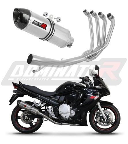 complete exhaust system with muffler DOMINATOR Full System HP1 fits to Suzuki GSXF 650 2007  2016 7
