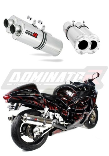 exhaust muffler DOMINATOR OV fits to Suzuki GSXR 1300 Hayabusa 1999  2007 6