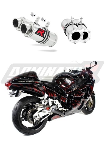 wydech tłumik DOMINATOR GP1 pasujący do motocykla Suzuki GSXR 1300 Hayabusa 1999 - 2007 6