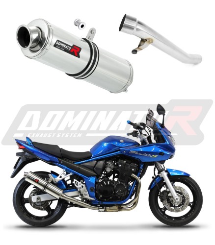 exhaust muffler DOMINATOR ROUND fits to Suzuki GSF 650 BANDIT N / S 2005  2006 6