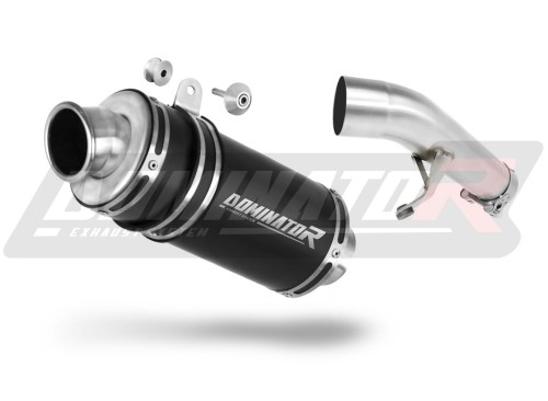 exhaust muffler DOMINATOR GP1 BLACK fits to Suzuki GSX 1250 FA 2010  2016 3