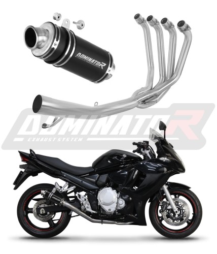 Suzuki GSX 1250 FA 2010-2016 Dominator Full System Exhaust Muffler Manifold Collector Silencer Echappement Silencieux Scarico Marmitta Escape Tłumik GP1 BLACK x