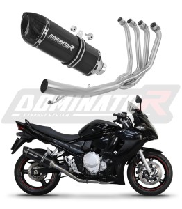 Suzuki GSX 1250 FA 2010 - 2016 Full Exhaust System Collector Silencer HP1 BLACK + dB killer