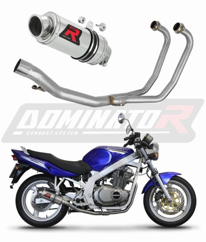 kompletny układ wydechowy z tłumikiem DOMINATOR Full System GP1 pasujący do motocykla Suzuki GS 500F 2004 - 2014 7
