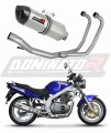 Suzuki GS 500F 2004 - 2014 EXHAUST Collector Manifold Full System Muffler Auspuff Sportauspuff Silencer Echappement Silencieux Scarico Scarichi Escape Wydech Tłumik HP1 Dominator Exhaust System x