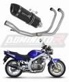 Suzuki GS 500F 2004 - 2014 EXHAUST Collector Manifold Full System Muffler Auspuff Sportauspuff Silencer Echappement Silencieux Scarico Scarichi Escape Wydech Tłumik HP1 BLACK Dominator Exhaust System x