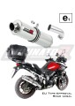 exhaust muffler DOMINATOR homologated road legal ROUND fits to DL 1000 VSTROM 2014  2016 5