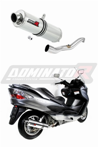 wydech tłumik DOMINATOR Okrągły pasujący do motocykla Suzuki BURGMAN 400 2007 - 2016 6