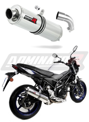 SV 650 Exhaust Suzuki Muffler Auspuff Sportauspuff Silencer Echappement Silencieux Scarico Scarichi Escape Wydech Tłumik ROUND 2016 - 2019 Dominator  x