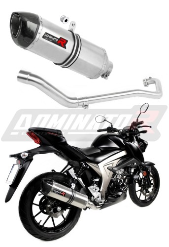 GSX-S 125 Exhaust Suzuki Muffler Auspuff Sportauspuff Silencer Echappement Silencieux Scarico Scarichi Escape Wydech Tłumik Carbon Tip HP1 2017 - 2019 Dominator  x