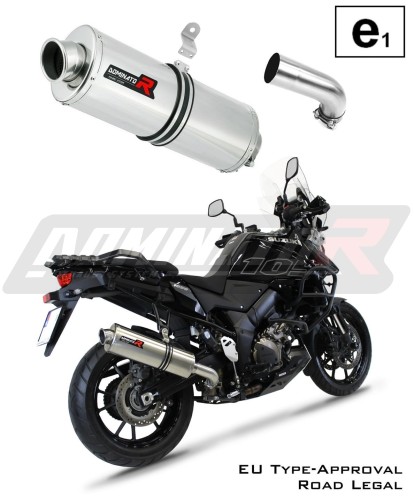 exhaust muffler DOMINATOR homologated road legal OV fits to Suzuki DL 1050 VStrom / XT 2020  2024 7