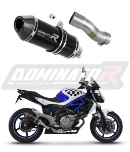 Suzuki SFV 650 GLADIUS 2009 - 2015 Exhaust Silencer Muffler HP3 BLACK + dB killer medium