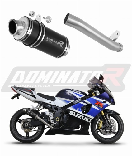 wydech tłumik DOMINATOR Slip-on GP1 CZARNY pasujący do motocykla Suzuki GSXR 1000 K1 - K4 2001 - 2004 6