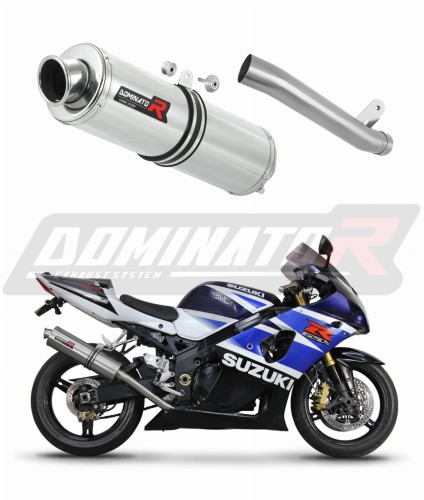 exhaust muffler DOMINATOR Slipon ROUND fits to Suzuki GSXR 1000 K1  K4 2001  2004 6