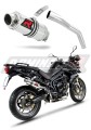 TIGER 800 XC XR XRX XCX XRT XCA EXHAUST Triumph Muffler Auspuff Sportauspuff Silencer Echappement Silencieux Scarico Scarichi Escape Wydech Tłumik GP 1 2011 - 2014 DOMINATOR x