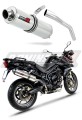 exhaust muffler DOMINATOR ROUND fits to Triumph TIGER 800 XC XR 2011  2014 6