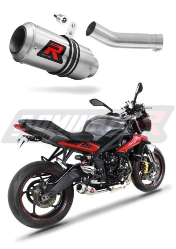 exhaust muffler DOMINATOR GP fits to Triumph STREET TRIPLE 675 R / S / RS 2013  2016 5