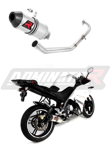 YZF R125 EXHAUST FULL SYSTEM Yamaha Muffler Auspuff Sportauspuff Silencer Echappement Silencieux Scarico Scarichi Escape Wydech Tłumik Carbon Tip HP3 2008 - 2013 DOMINATOR  x