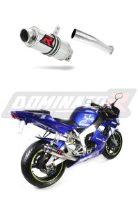 Yamaha YZF R1 1000 RN04 1998 - 2001 Exhaust Silencer Muffler GP1 + dB killer medium