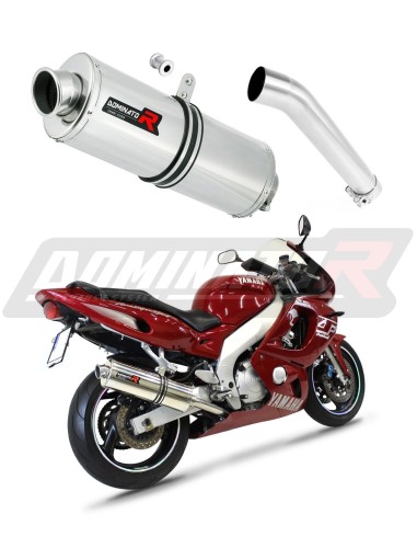 YZF 600 R THUNDERCAT EXHAUST Yamaha Muffler Auspuff Sportauspuff Silencer Echappement Silencieux Scarico Scarichi Escape Wydech Tłumik OVAL 1996 - 2006 DOMINATOR x