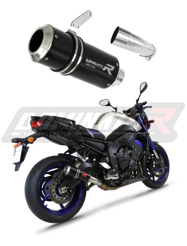 exhaust muffler DOMINATOR GP BLACK fits to Yamaha FZ8 FAZER 2010  2016 7