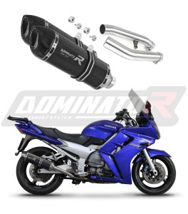 Yamaha FJR 1300 2001 - 2005 Exhaust Silencer Muffler HP1 BLACK + dB killer medium