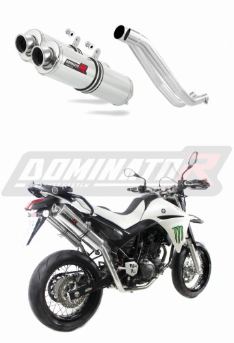 exhaust muffler DOMINATOR ROUND fits to Yamaha XT 660 R 2004  2016 5