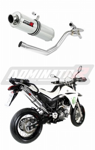 Yamaha XT 660 R 2004 - 2016 side manifold 2 in 1 Exhaust Silencer
