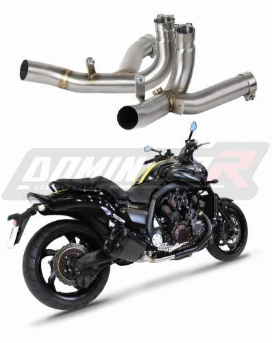 decat mid muffler DOMINATOR Mid Pipe fits to V MAX VMAX 1700 2009  2019 9