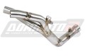 YZF R1 1000 RN19 Exhaust Cat Eliminator Catalyst Catalytic Converter Linkpipe Decat Downpipe 2007 - 2008 DOMINATOR x