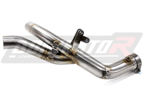 YZF R1 1000 RN22 Exhaust Cat Eliminator Catalyst Catalytic Converter Linkpipe Decat Downpipe 2009 - 2014 DOMINATOR  x