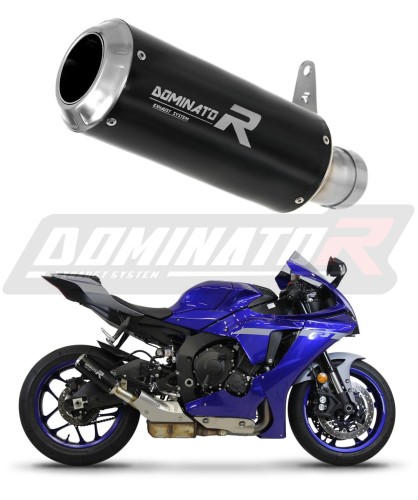 Yamaha YZF R1 R1M 1000 RN32 2015 - 2016 EXHAUST Muffler Auspuff Sportauspuff Silencer Echappement Silencieux Scarico Scarichi Marmitta Escape Wydech Tłumik GP BLACK DOMINATOR EXHAUST SYSTEM x