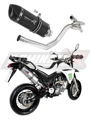 wydech tłumik DOMINATOR HP1 CZARNY pasujący do motocykla Yamaha XT 660 X 2004 - 2016 5
