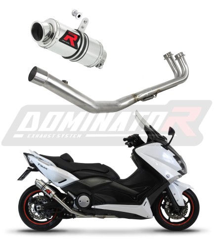 complete exhaust system with muffler DOMINATOR Full System GP1 fits to Yamaha XP 530 TMAX 2012  2016 6